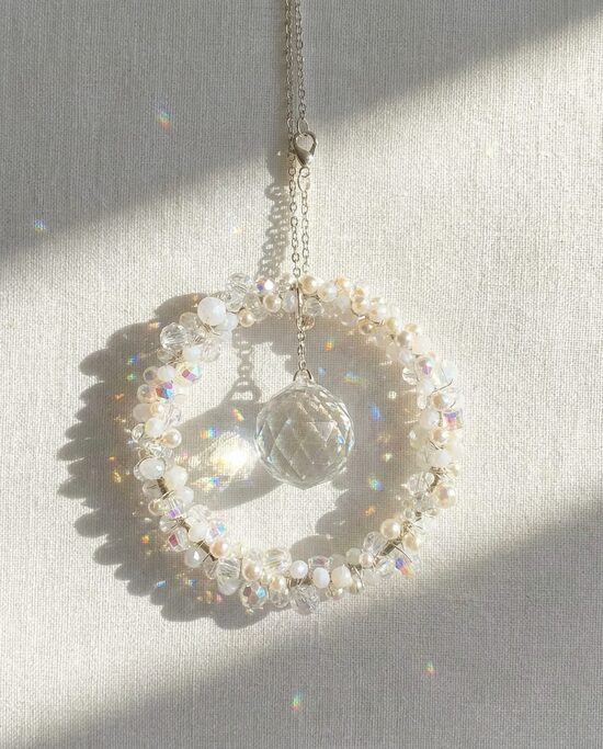 Sun catcher for window – glass and crystal decor